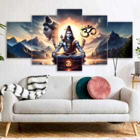 Lord Shiva Mahadev Canvas Wallboard