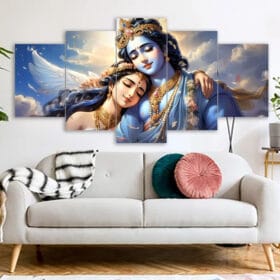 Radha Krishna Canvas Wallboard