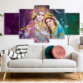 Radha Krishna Canvas Wall Art